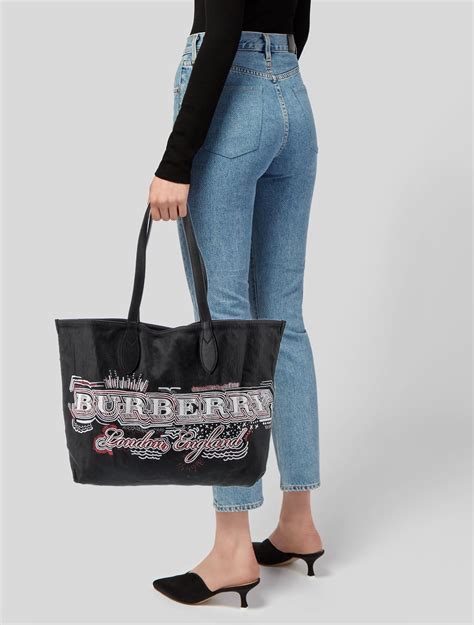 burberry doodle tote sale|Burberry handbags sale.